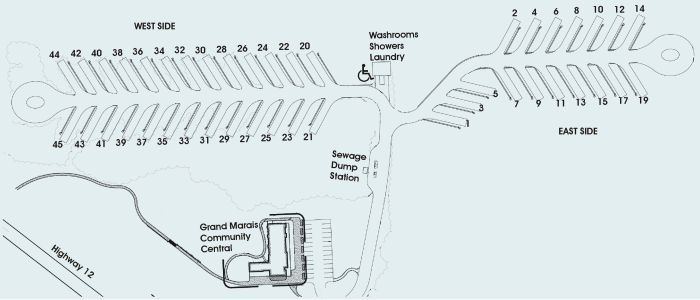 GMCC RV park site map